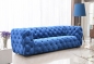 Preview: MODELL "CHESTERFIELD MAJESTIC" 3 SITZER SOFA IN SAMTSTOFF VELVET wie abgebildet !